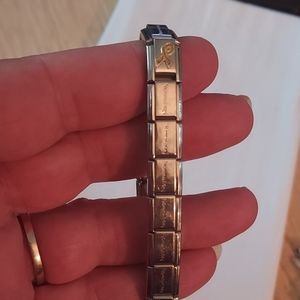 Nomination silver charm bracelet